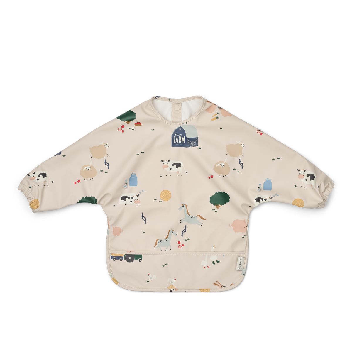 Liewood MERLE Cape Bib - Farmlife / Sandy - CAPE BIB