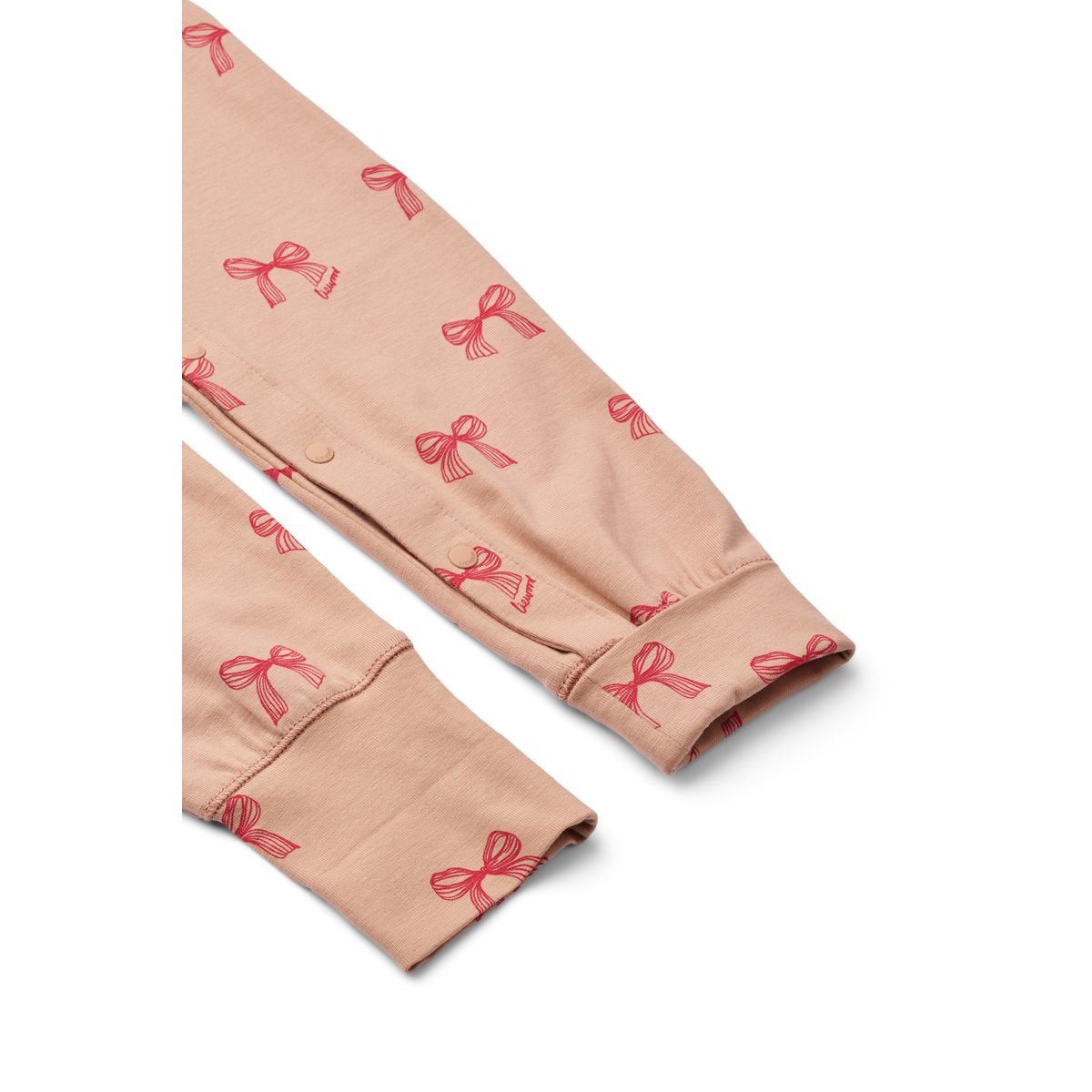 Liewood BIRK Grow Pyjamas Jumpsuit - Bows / Pale tuscany - PYJAMAS JUMPSUIT