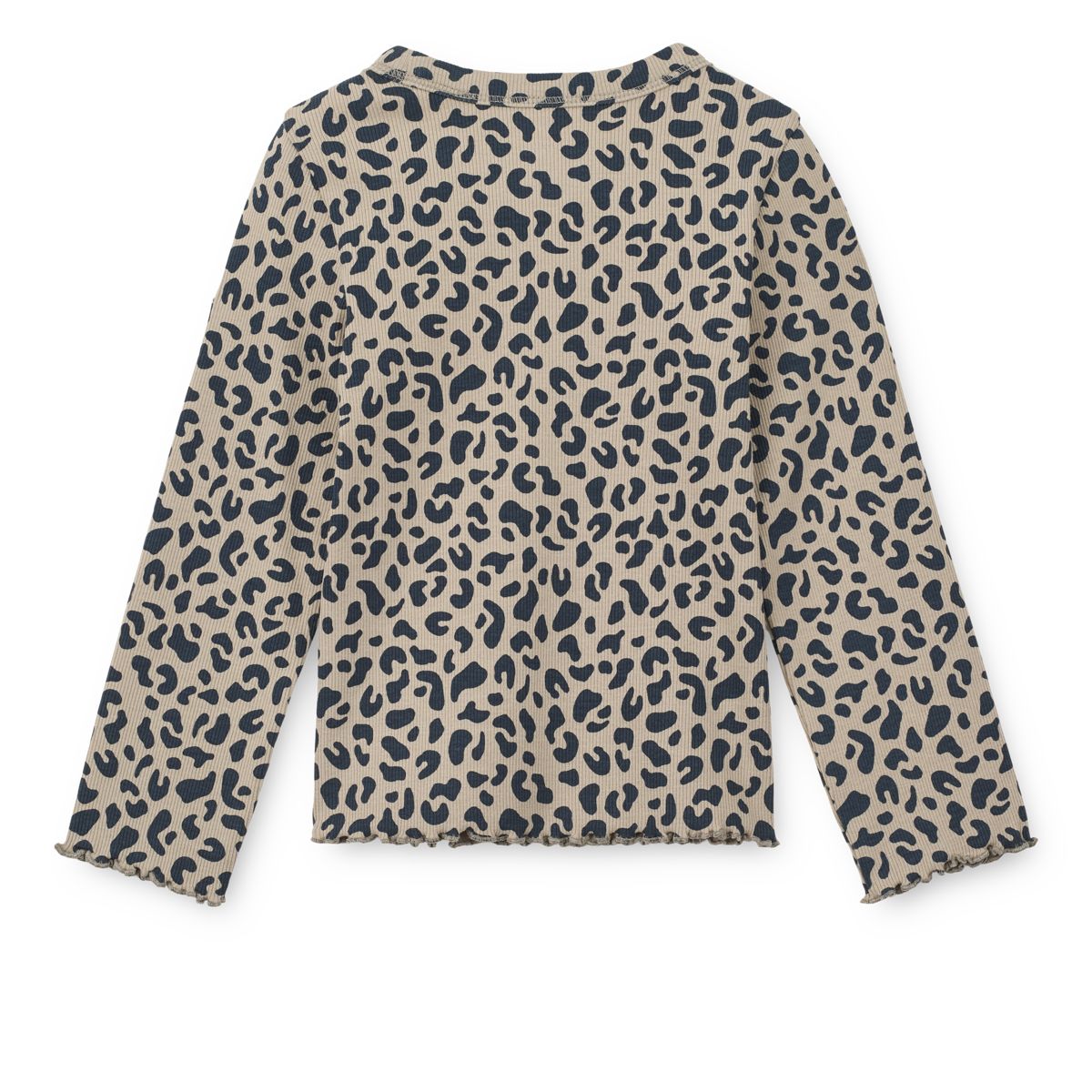 Liewood NIEVE Rib Long-Sleeve T-shirt - Leo / Mist - TSHIRT