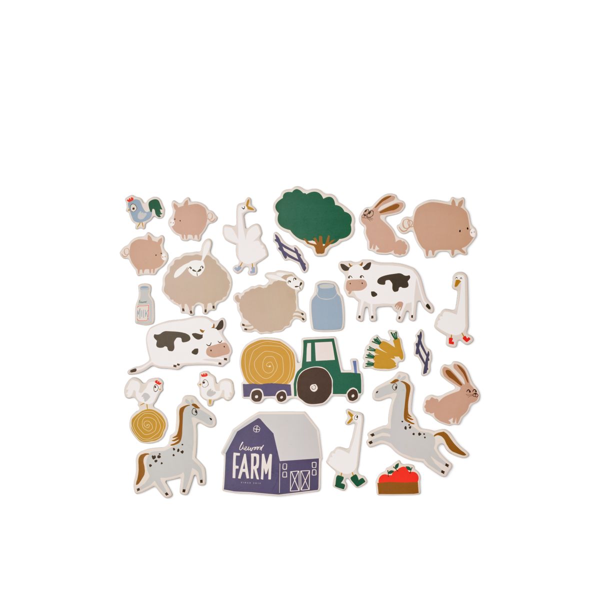 Liewood VENTO Magnet Set - Farmlife / Sandy - MAGNETS
