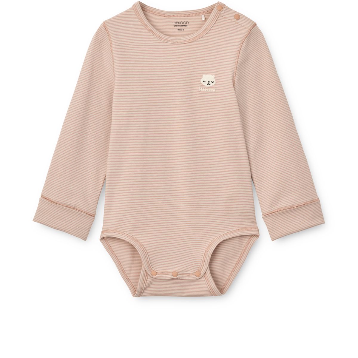 YANNI grow langærmet body - Y/D Sandy / Pale tuscany stripe