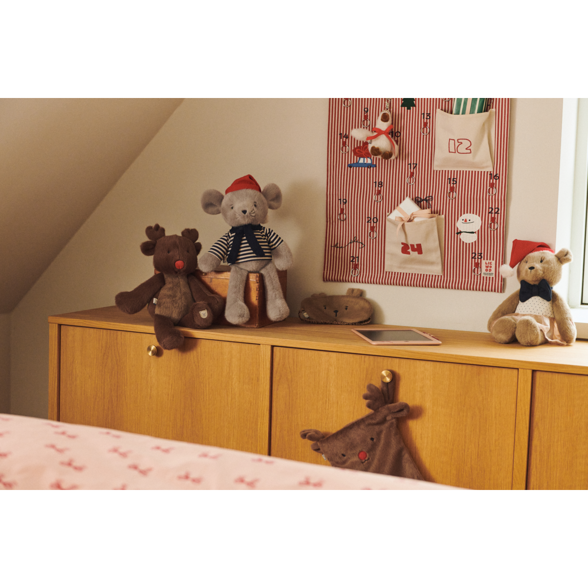 Liewood Berto Reindeer Teddy - Pecan - TEDDY