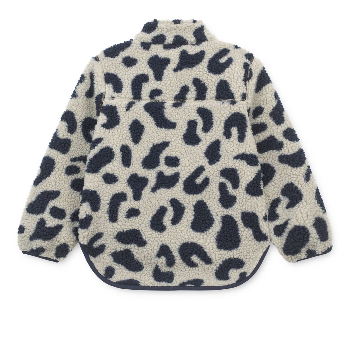 Liewood NOAM Pile Jacket - Mega Leo mist / Classic Navy - JACKET