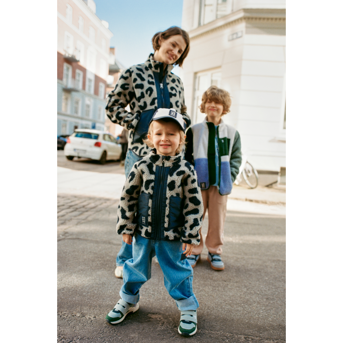 Liewood Nolan Pile Jacket - Dusty lavender multi mix - JACKET