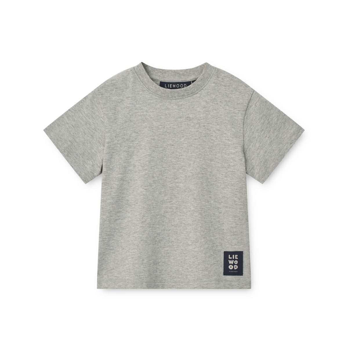 Liewood Francis Short-Sleeve T-shirt - Grey melange - TSHIRT