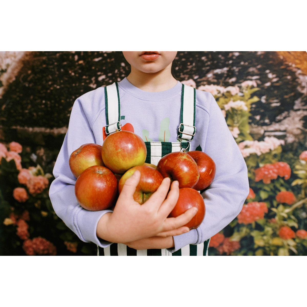 Liewood Delani Striped Denim Dungarees - Y/D stripe Eden / Sandy - DUNGAREE