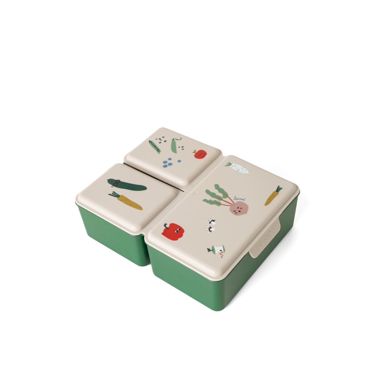 Liewood Driss Lunchbox - Vegetable / Sandy - LUNCHBOX