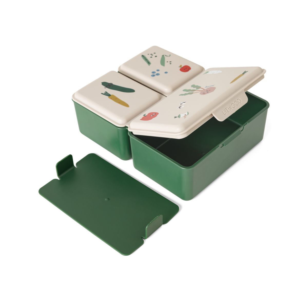 Liewood Driss Lunchbox - Vegetable / Sandy - LUNCHBOX