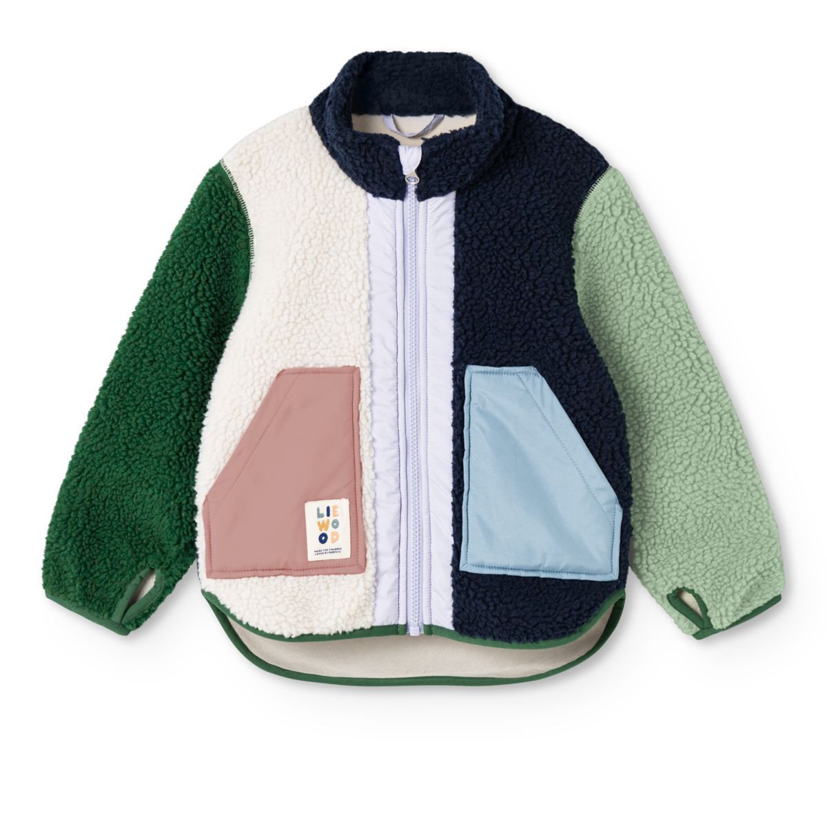 Liewood Noam Pile Jacket - Eden multi mix - JACKET