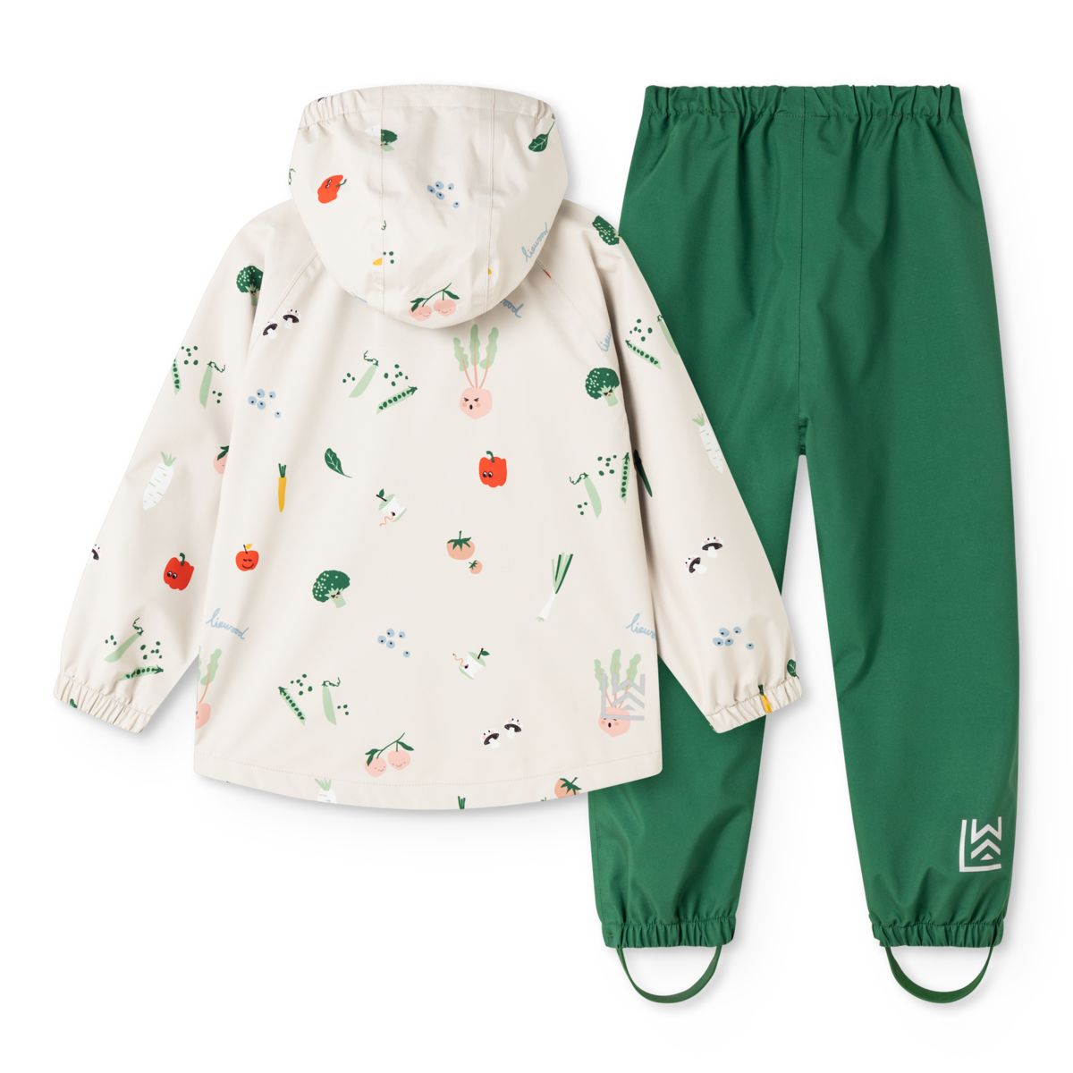 Liewood Pedia Rainwear Set - Vegetable Sandy / Eden - SET
