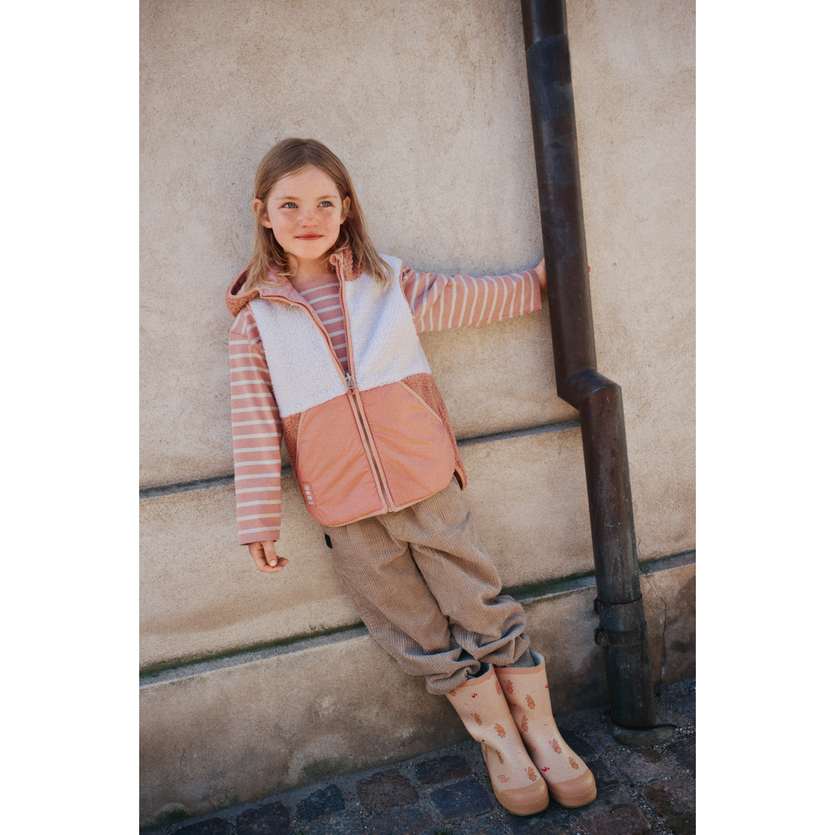 Liewood TYLER Striped Long-sleeve T-shirt - Pale Tuscany / Sandy Stripe - TSHIRT