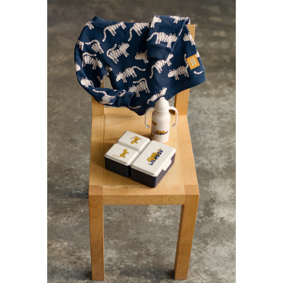 Liewood RIDLEY Printed Sweatshirt - Tiger / Classic navy - SWEATSHIRT