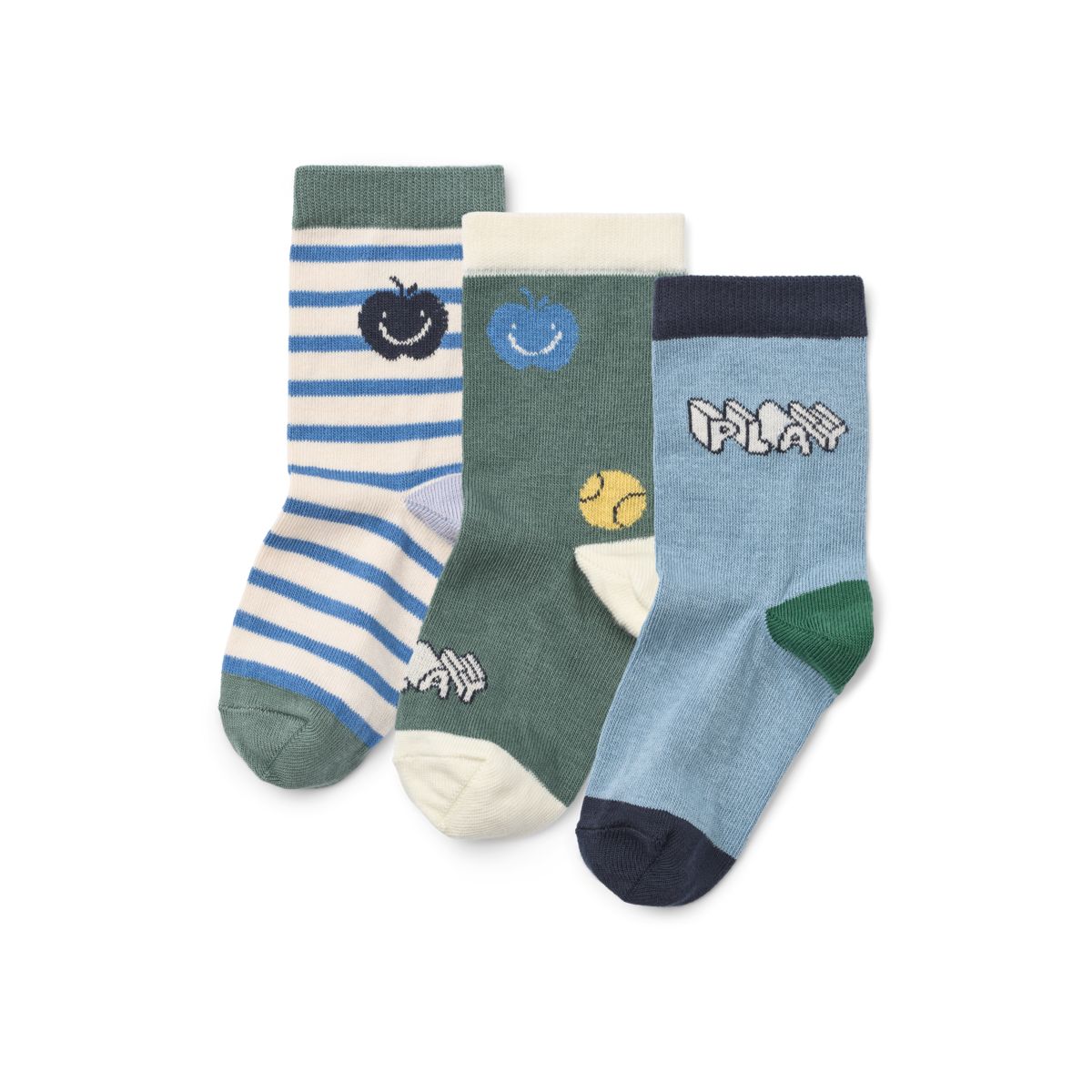 Liewood Silas Socks 3-Pack - Play mix - SOCKS/STOCKINGS