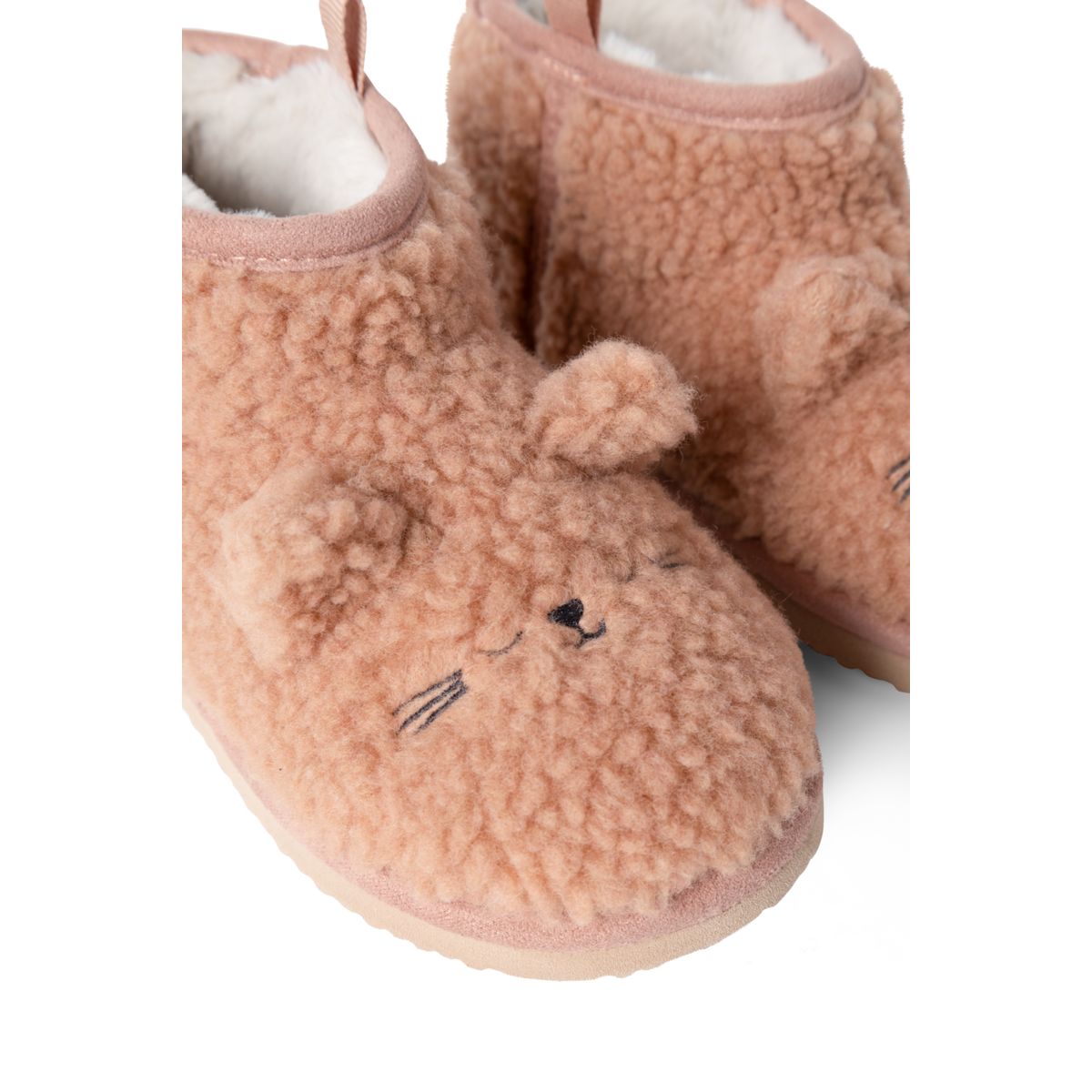 Liewood ALBAN Cat Pile Boot Slipper - Pale tuscany - REGULAR SHOES