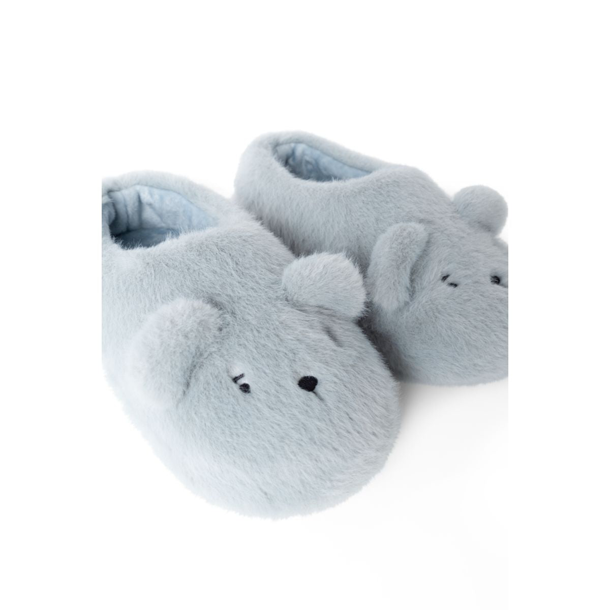 Liewood AVIAJA Bear Slippers - Dove blue - INDOOR SLIPPERS