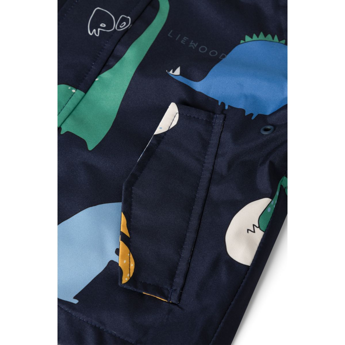 Liewood MANU Toddler Rainwear Set - Dino roar / Classic navy - SET