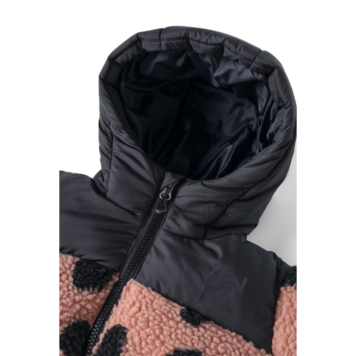 Niko pile puffer jacket - Mega leo spot / Pale tuscany