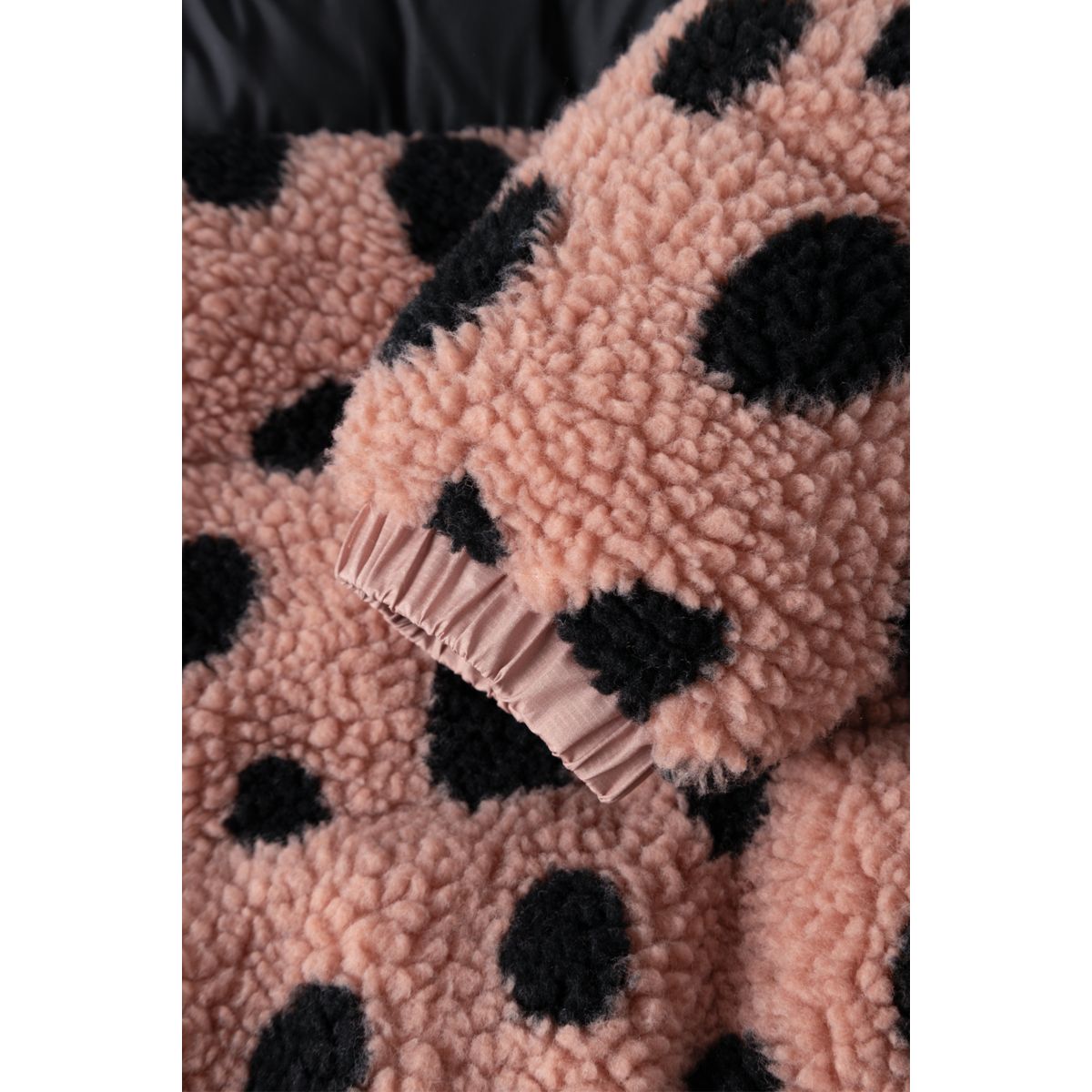 Niko pile puffer jacket - Mega leo spot / Pale tuscany