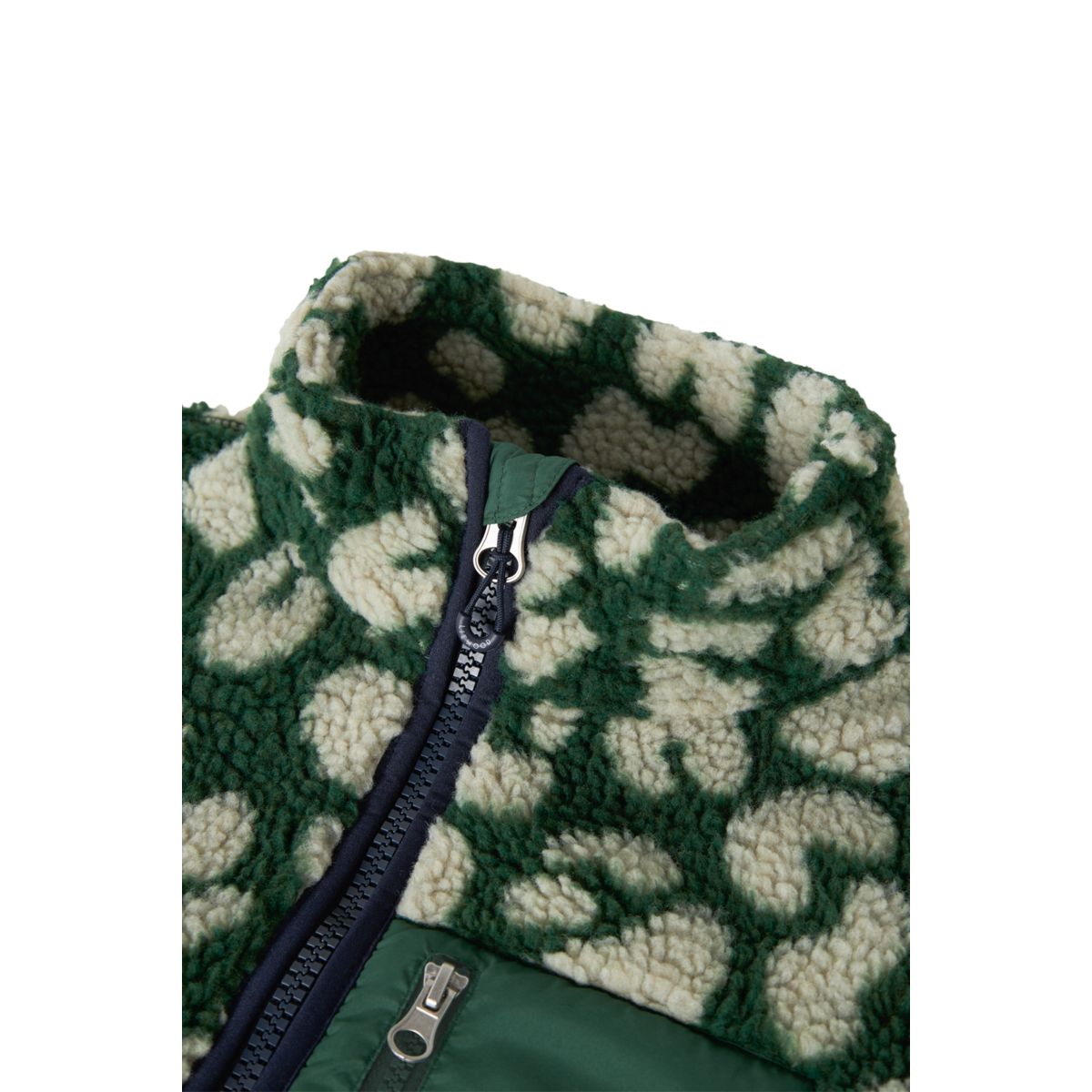 Liewood NELSON Pile Jacket For Adults - Mega leo / Garden green - JACKET