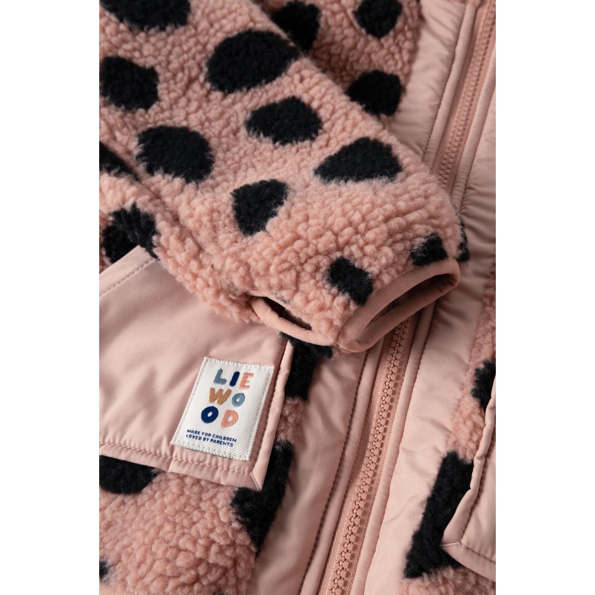 Liewood NOAM Pile Jacket - Mega leo spot / Pale tuscany - JACKET
