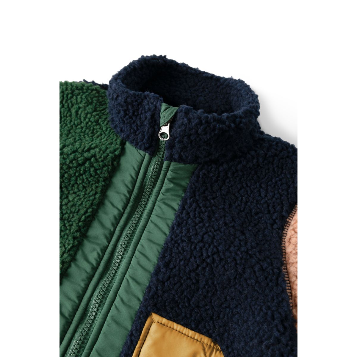 Liewood NOAM Pile Jacket - Garden green multi mix - JACKET