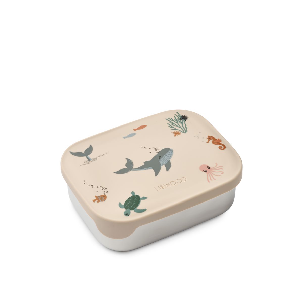 Liewood ARTHUR Steel Lunchbox - Sea creature / Sandy - LUNCHBOX