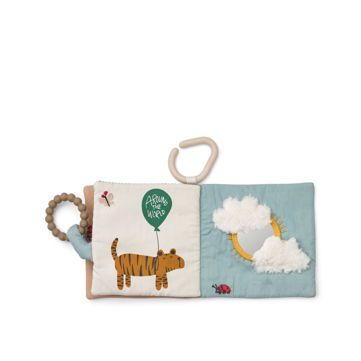 Liewood Fey Soft Book - Around the world / Sandy - FABRIC BOOK