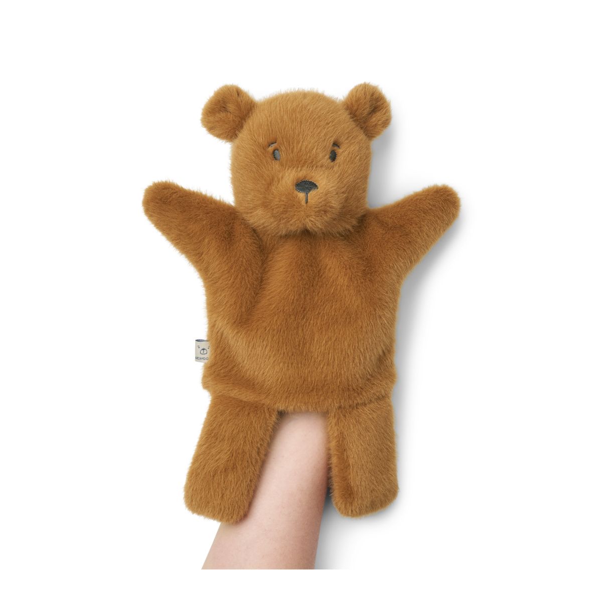 Liewood Honor Bear Hand Puppet - Golden caramel - TEDDY
