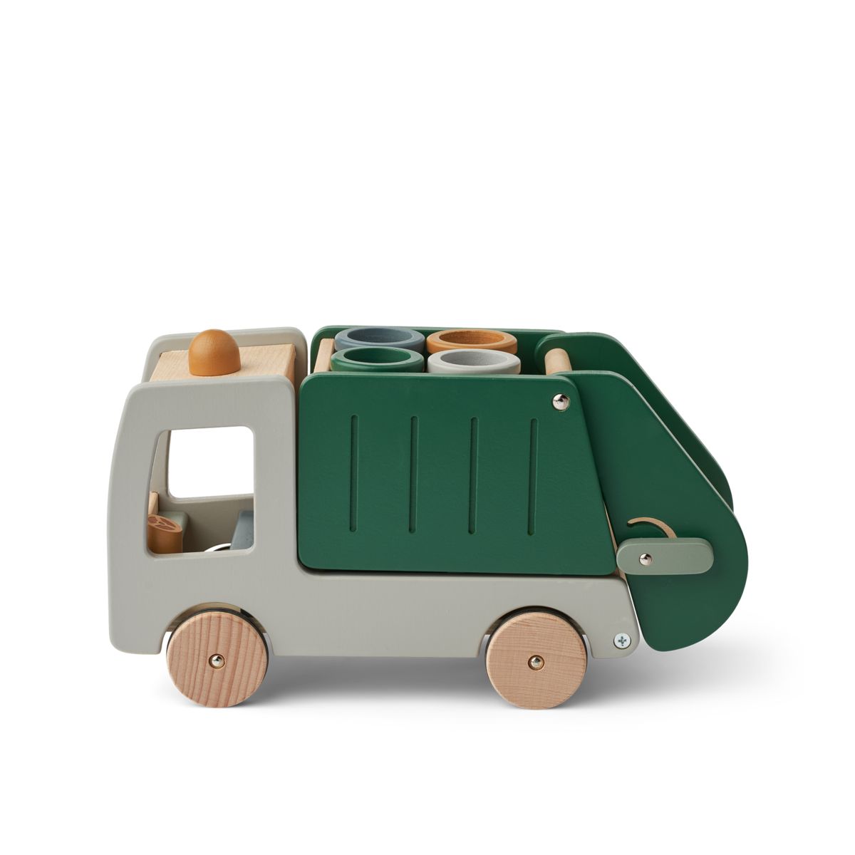 Liewood Irina Recycling Truck - Garden green multi mix - PRETEND PLAY