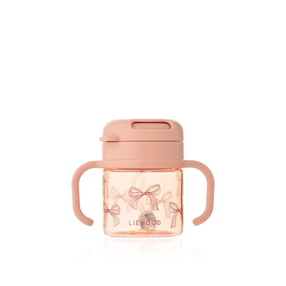 Liewood KAI tritan straw cup - Bows / Pale tuscany - CUP