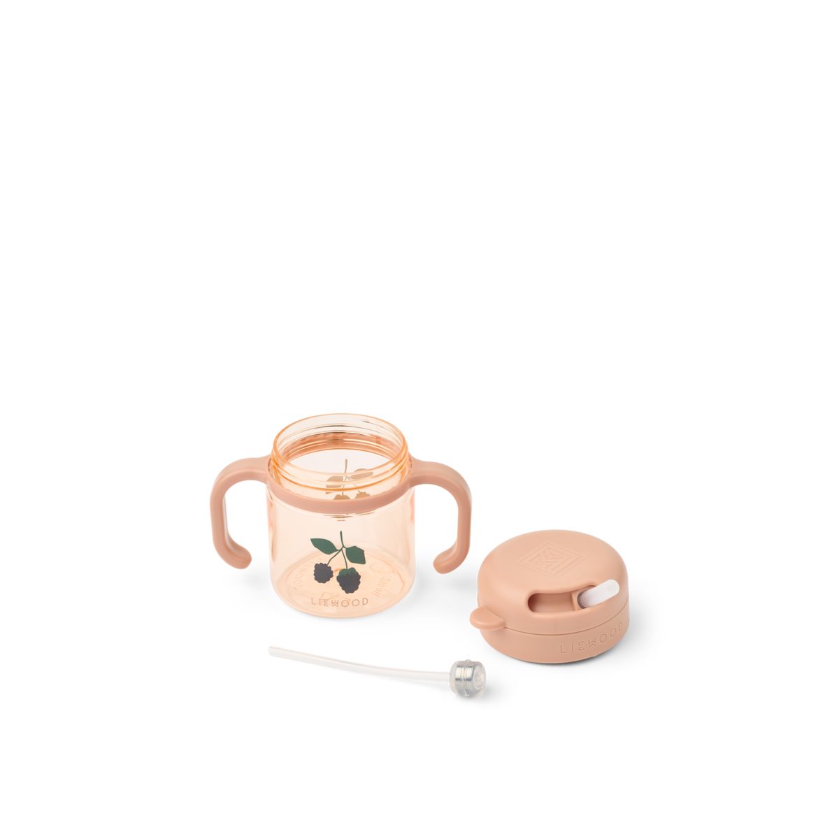 Liewood KAI tritan straw cup - Berry / Pale Tuscany - CUP