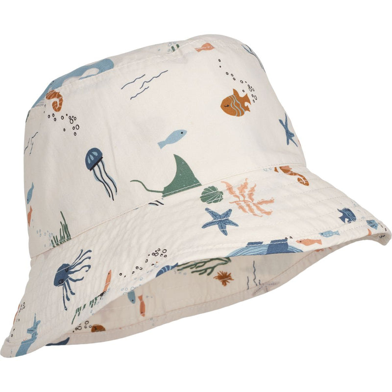 Liewood Damon Bucket Hat - Sea creature / Sandy - SWIM HAT
