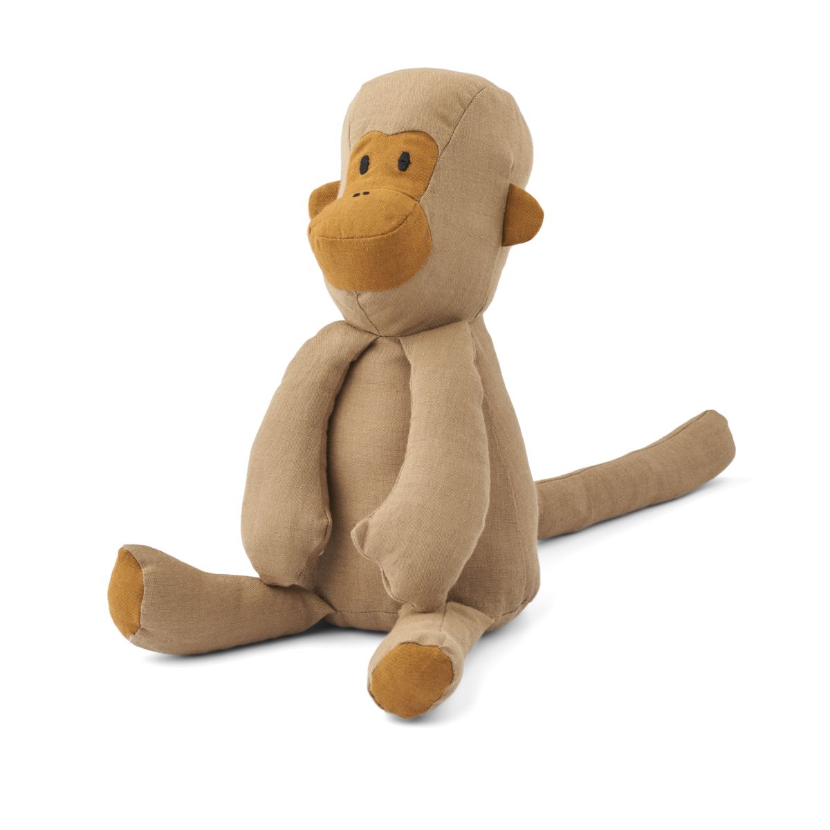 Halfdan teddy Monkey L - Monkey / Oat
