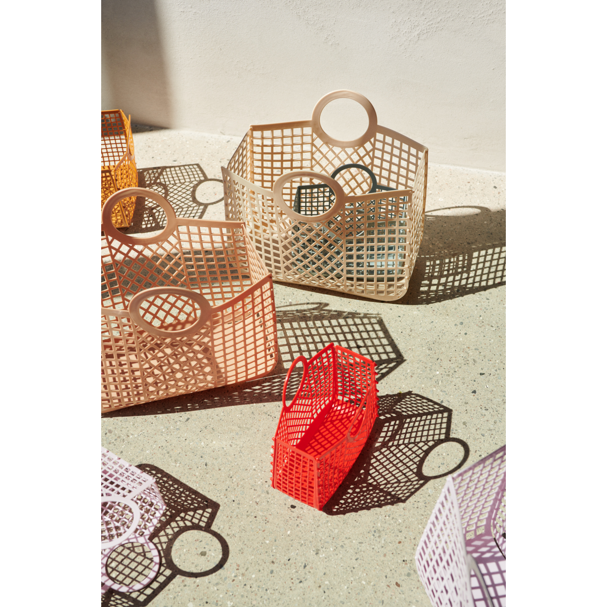 Liewood Bloom Basket - Rose - BASKET BAG