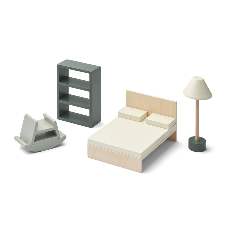 Liewood Amanda Play House Furniture - Hunter green mix - DOLL HOUSE & ACCESSO