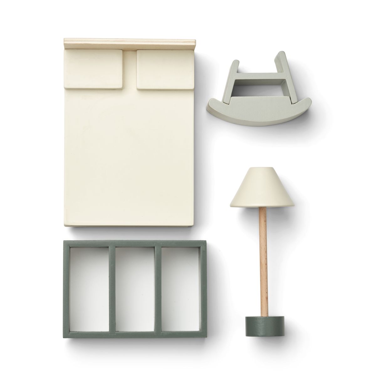 Liewood Amanda Play House Furniture - Hunter green mix - DOLL HOUSE & ACCESSO