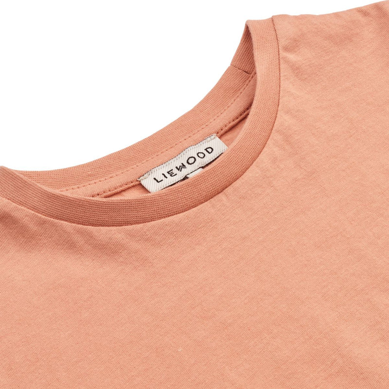 Liewood Apia printed T-shirt longsleeve - Peach / Tuscany rose - TSHIRT