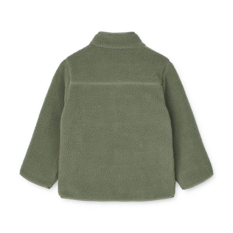 Liewood April fleece jacket - Faune green - JACKET
