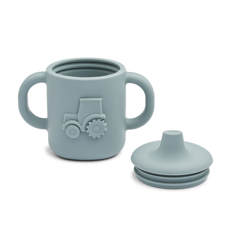 Liewood Amelio silicone sippy cup - Blue fog - CUP