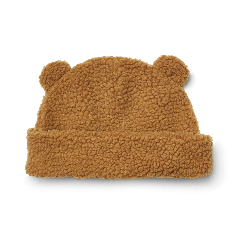 Liewood Bibi Pile Beanie - Golden caramel - HATS/CAP