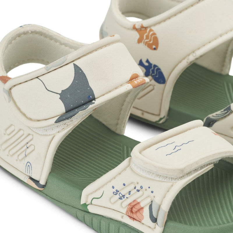 Liewood Blumer EVA strap Sandals - Sea creature / Sandy - SANDALS