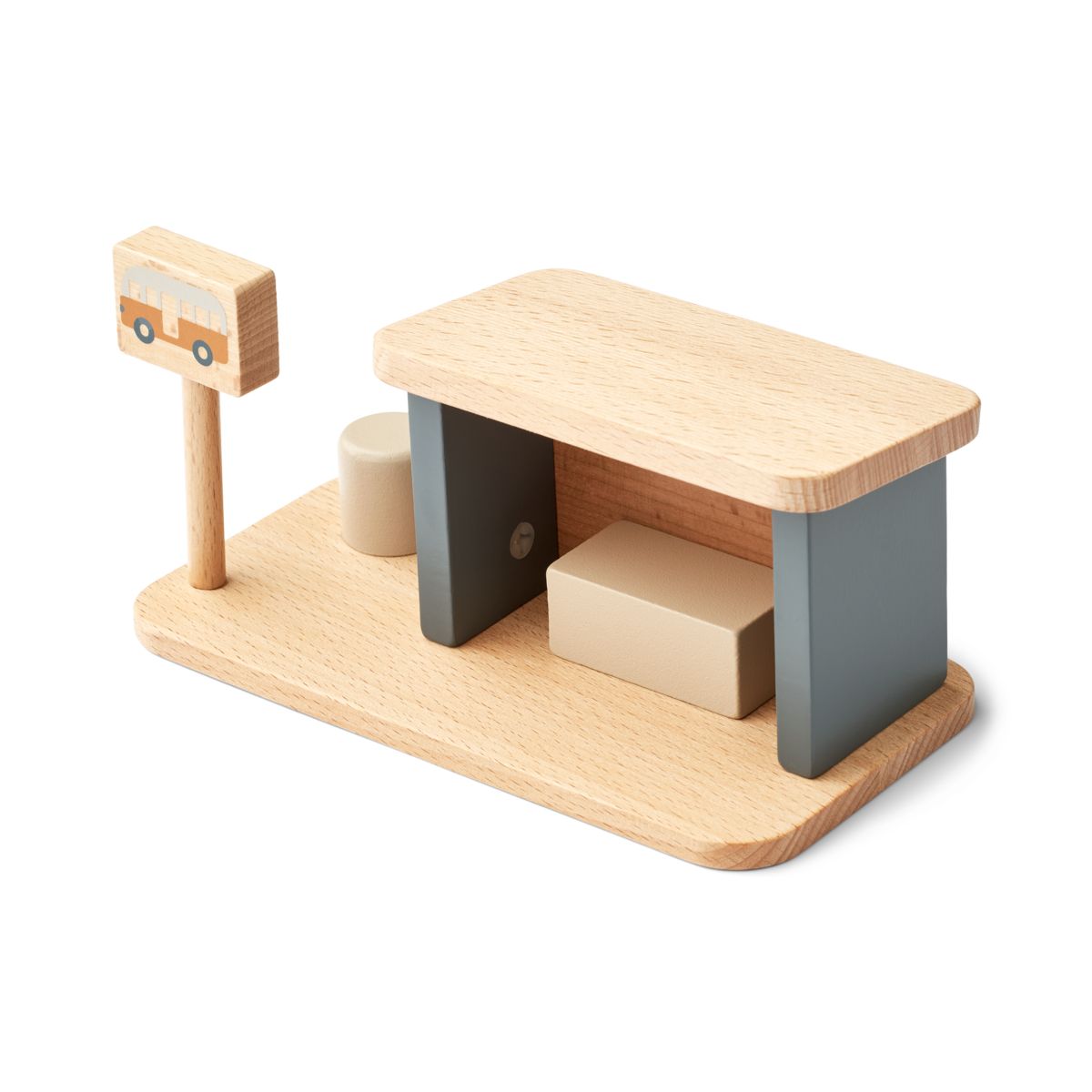 Liewood Village Bus Stop - Whale blue mix - DOLL HOUSE & ACCESSO