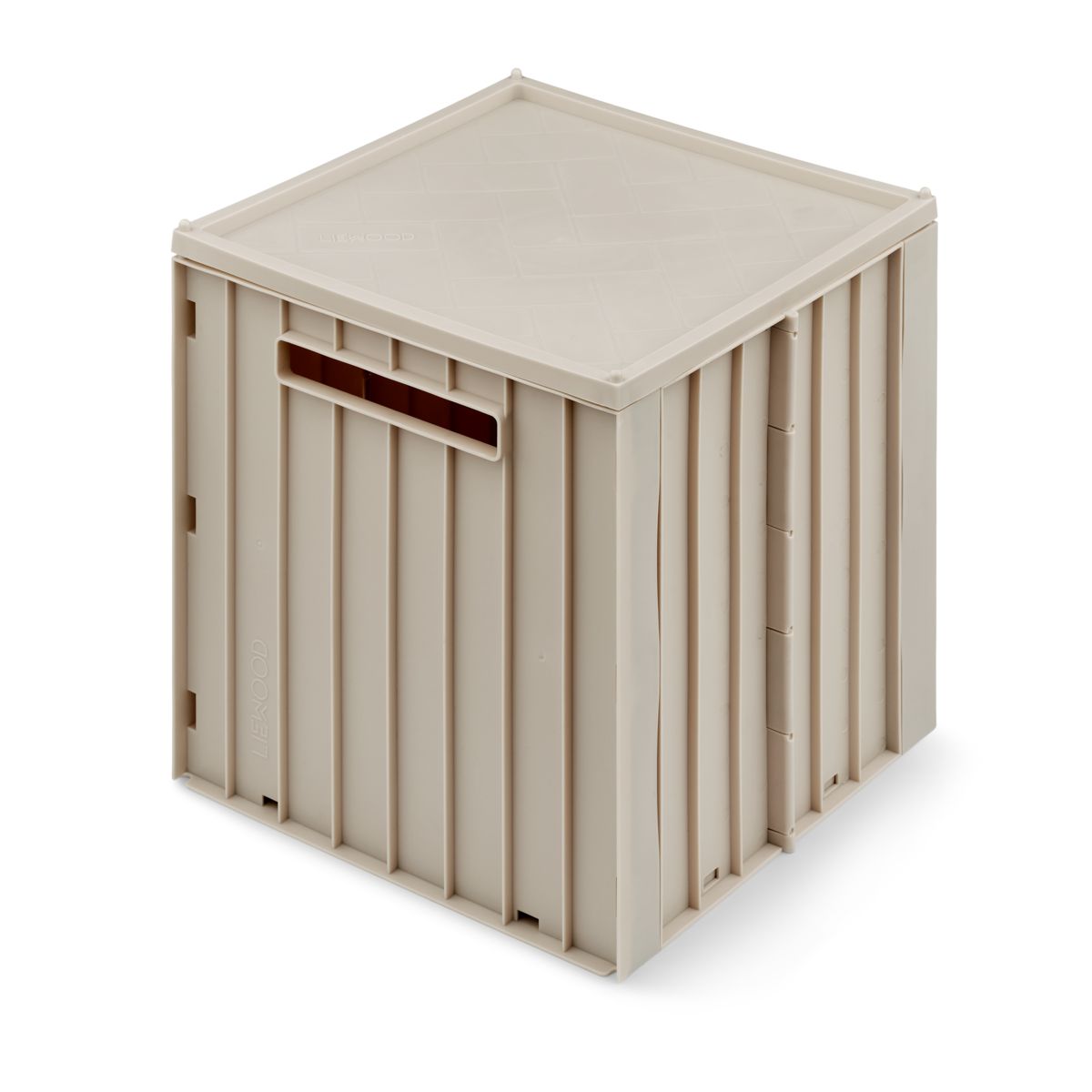 Liewood Elijah Storage Box with Lid - Sandy - STORAGE BOX
