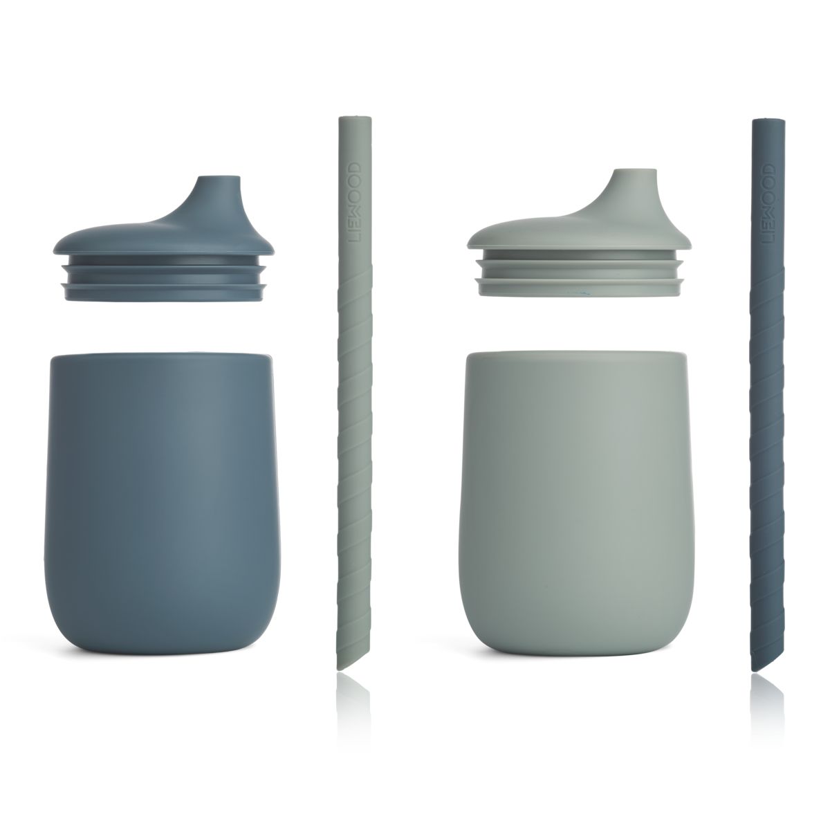 Liewood Ellis Sippy Cup - Whale blue / Dove blue mix - CUP