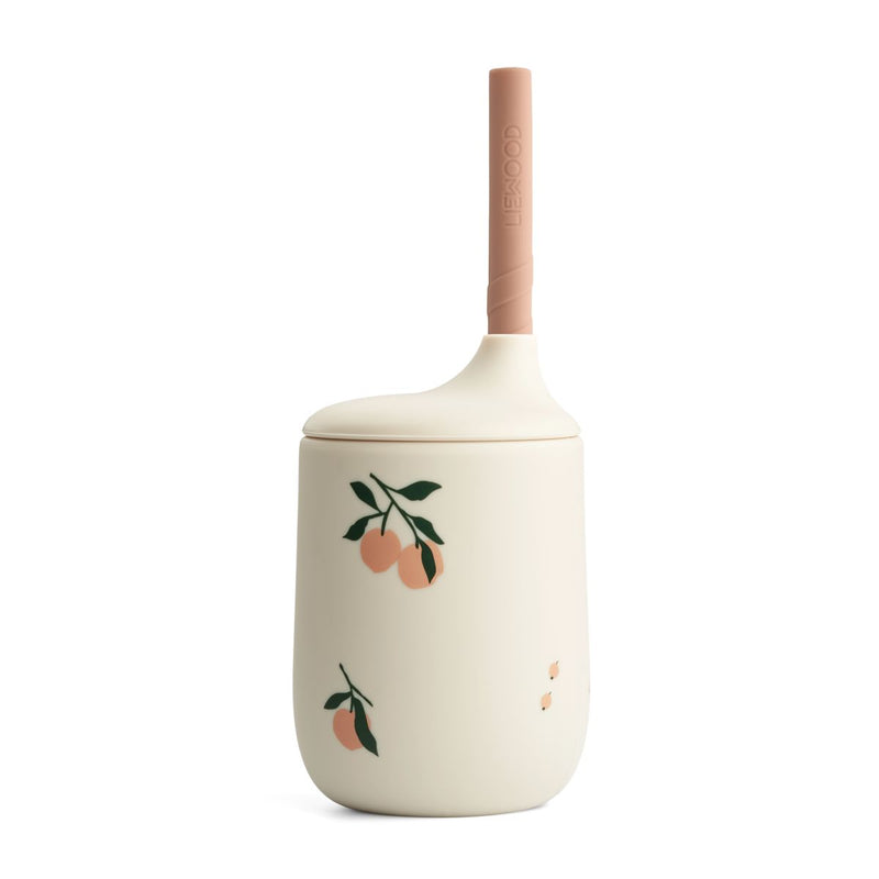 Liewood Ellis Printed Sippy Cup - Peach / Sea shell mix - CUP