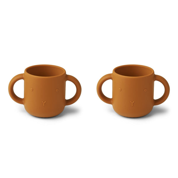 Liewood Gene cup 2 pack - Rabbit mustard - CUP