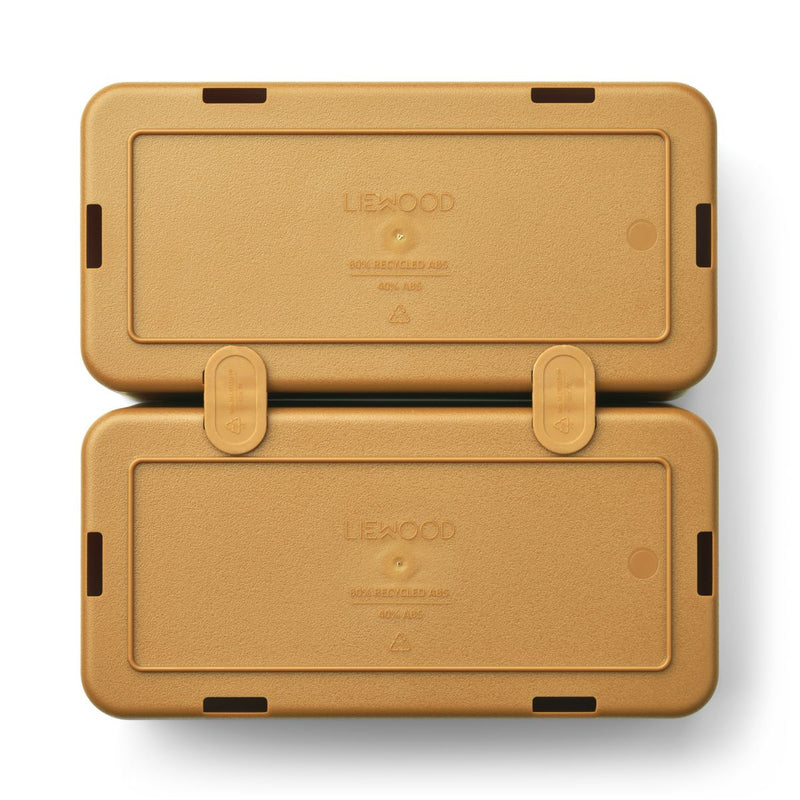 Liewood Jamal storage system 2-pack large - Golden caramel - MULTI HOLDER