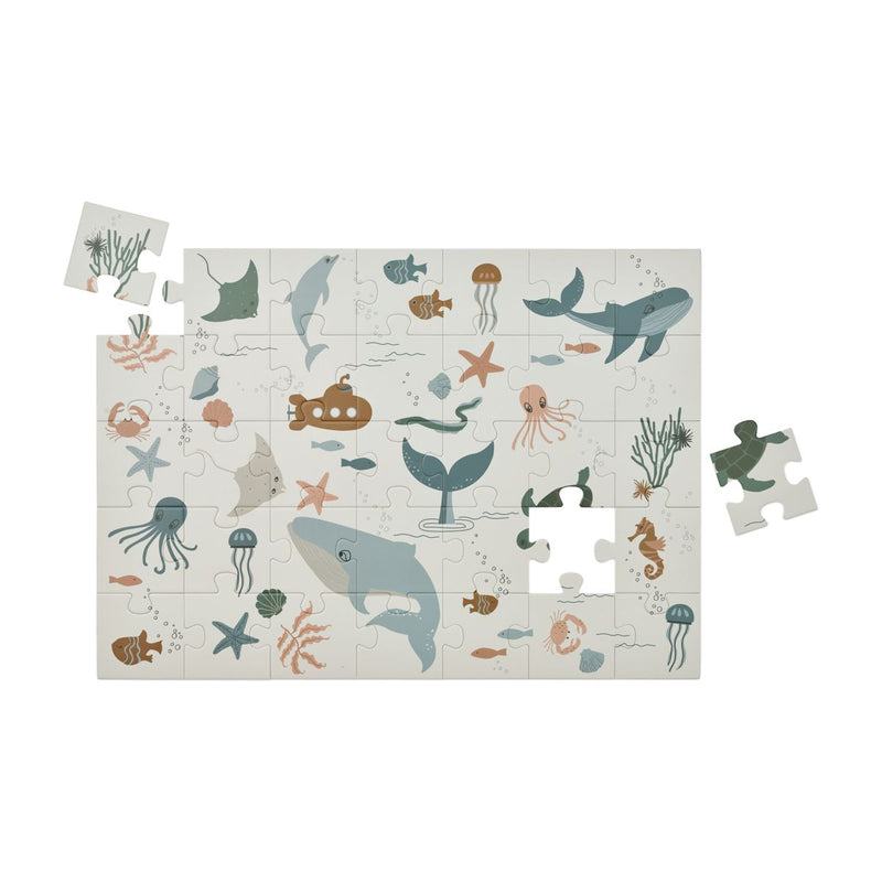 Liewood Jimmie puzzle - Sea creature / Sandy - PUZZLE
