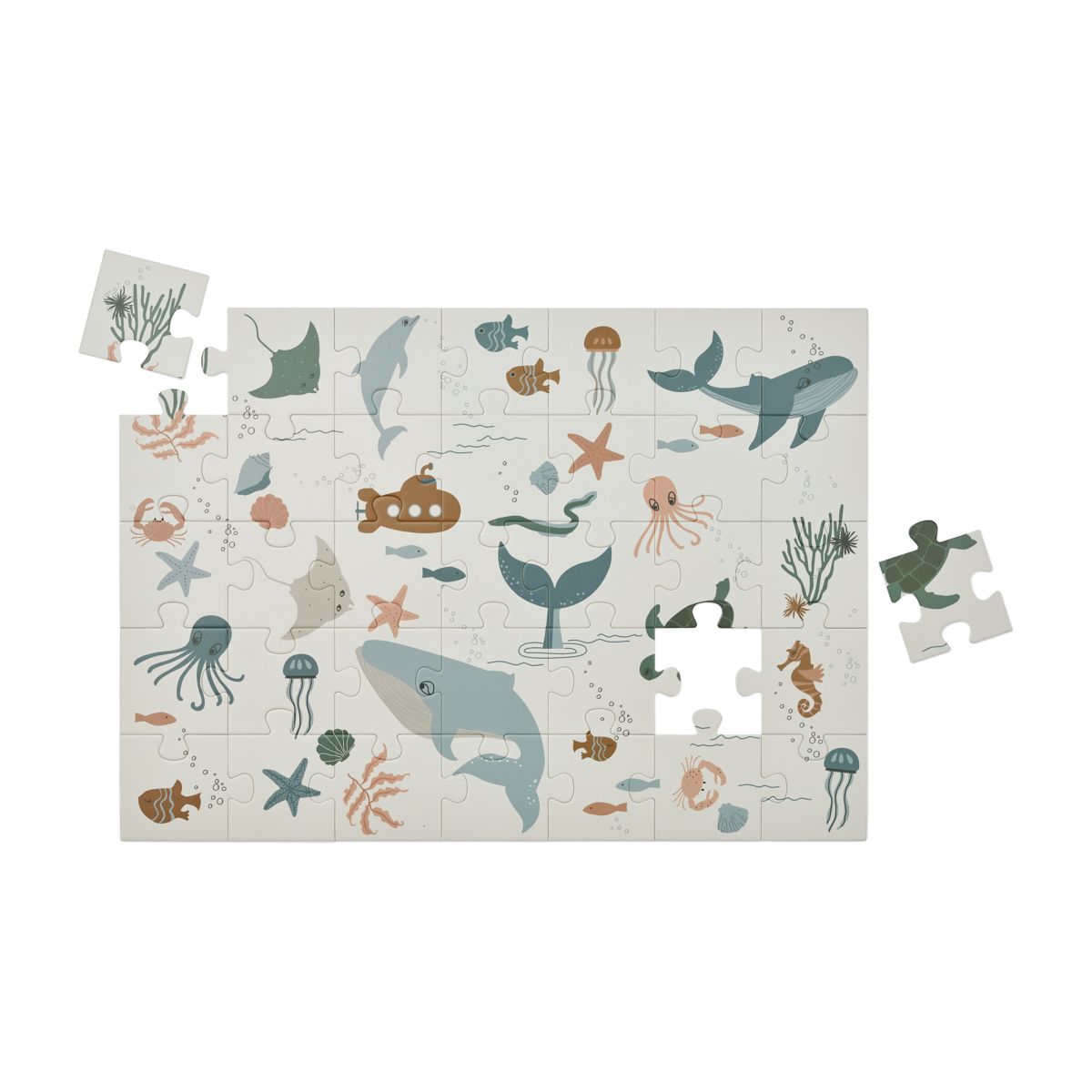 Liewood Jimmie puzzle - Sea creature / Sandy - PUZZLE
