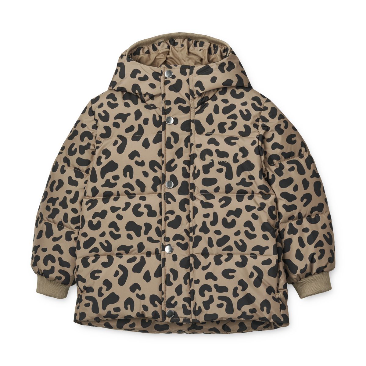 Liewood Palle Puffer Down Jacket - Leo oat / Black panther - JACKET